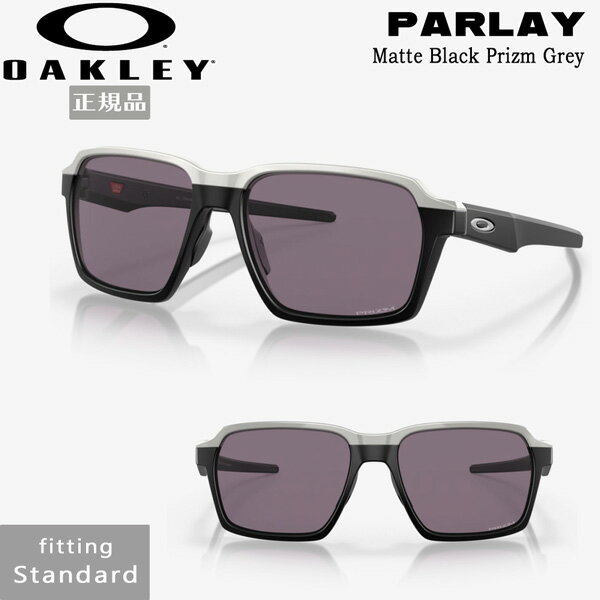 I[N[ TOX p[[ OAKLEY PARLAY Matte Black Prizm Grey JWA