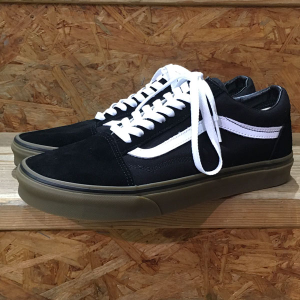 VANS オールドスクール OLD SKOOL ヴァンズ USモデル スニーカー SK8 VN0001R1GI6 (GUMSOLE) BLACK/MEDIUM GUM