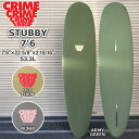 サーフボード ソフトボード 正規品 CRIME SOFTBOARDS クライム STUBBY 7’6 シングルフィン ミッドレングス