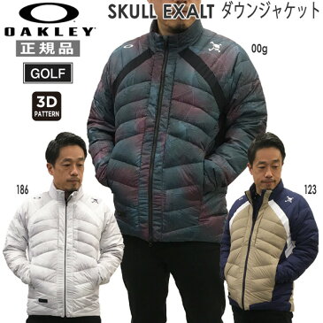 【ストアポイントアップデー】/ゴルフ ウェア オークリー OAKLEY SKULL EXALT ダウンジャケット GOLF あす楽