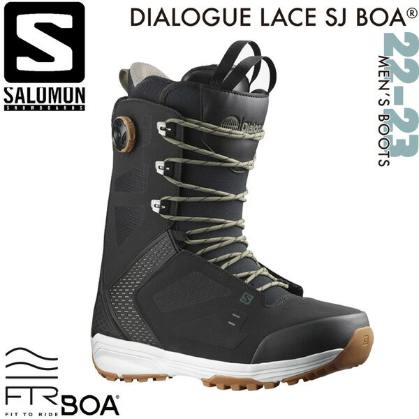 予約 スノーボード 靴 22-23 SALOMON サロモン DIALOGUE LACE SJ BOA ダイアログレースストレートジャケット 22-23-BT-SLM フリースタイル フリーライド オールラウンド