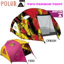 3シーズン 人気モデル 2人用 22-23 POLER ポーラー TWO PERSON TENT ツーパーソンテント キャンプ フェス ツーリング