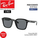 レイバン サングラス RayBan RB4392D 601/87(66サイズ) フレーム：BLACK レンズ：DARK GREY 日本限定デザイン アジアンフィット 正規品 保証書付き あす楽