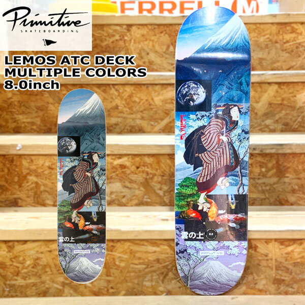 スケボー デッキ プリミティブ PRIMITIVE LEMOS ATC DECK MULTIPLE COLORS 8.0 ティアゴ・レモス