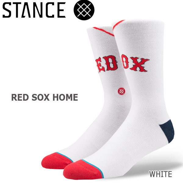 野球メジャーリーグ コラボ メンズ ソックス スタンス STANCE RED SOX HOME 靴下 ベースボール スポーツ オシャレ stc-fair メール便配送