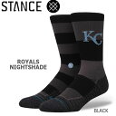 【展示大処分】/野球メジャーリーグ コラボ メンズ ソックス スタンス STANCE ROYALS NIGHTSHADE 靴下 ベースボール スポーツ オシャレ stc-fair メール便配送