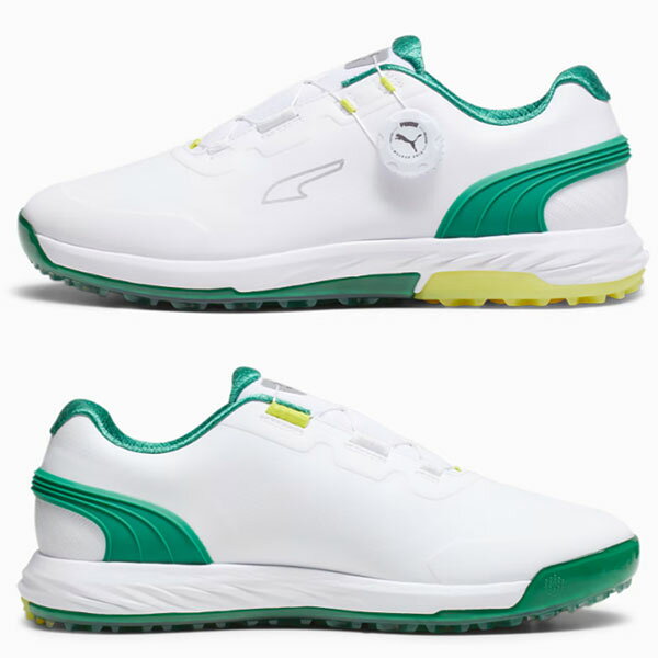 �ס��� PUMA ����ե�����å� �˥ȥ� �ǥ����� ���ѥ����쥹 PUMA White-Archive Green-Yellow Burst ���塼�� ����ե��塼��
