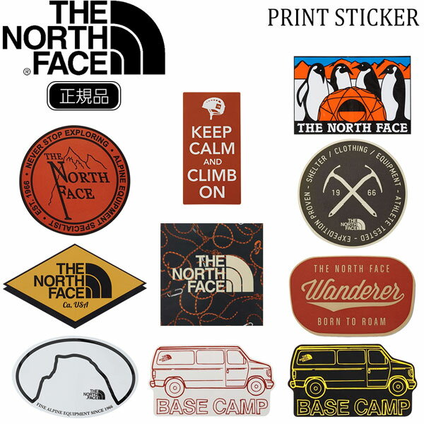 ザ・ノースフェイス TNFプリントステッカー THE NORTH FACE TNF PRINT STICKER メール便