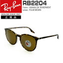 レイバン サングラス RAYBAN フレーム:HAVANA ON TRANSPARENT レンズ:POLAR BROWN(4)