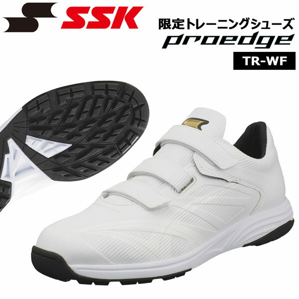 野球 SSK エスエスケイ 限定トレーニングシューズ アップシューズ プロエッジ TR-WF ESF5240VW ホワイト