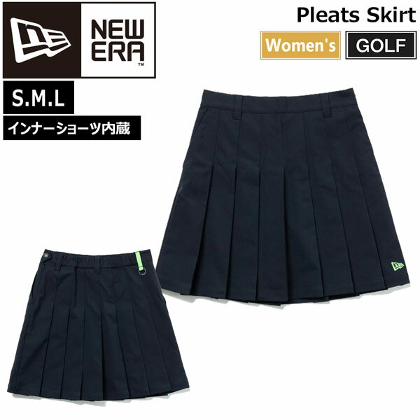 ˥塼 ե  Pleats Skirt NEWERA GOLF ǥ ץ꡼  ͥӡ