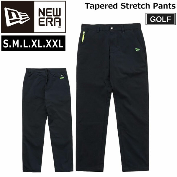 ニューエラ ゴルフウェア メンズBottom NEWERA GOLF テーパード ストレッチ パンツ ネイビー