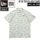 ニューエラ ゴルフウェア メンズ S/S POLO SHIRTS NEWERA GOLF TECH 半袖ポロシャツ ホワイトカモ