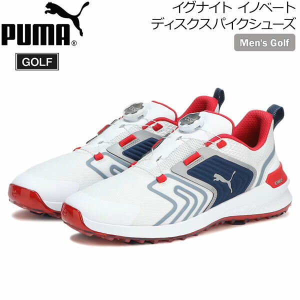 プーマ PUMA イグナイト イノベート ディスク 08PUMA WHI ゴルフシューズ