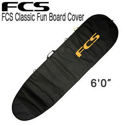 サーフィン ボードケース FCS エフシーエス 6'0 Classic Fun Board Black/Mango ファンボード用 ハードケース