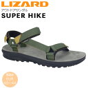 値下げ リザード LIZARD SUPER HIKE スモークドグリーン アウトドアサンダル(4)