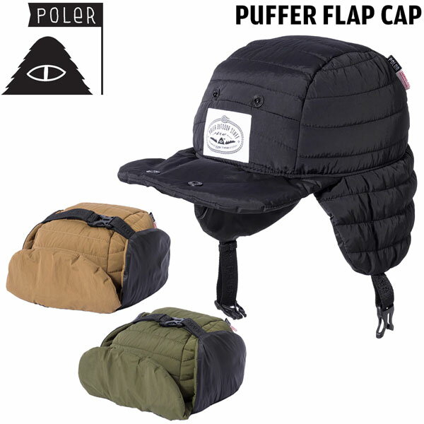 Rakuten - 【値下げ】 帽子 メンズ ポーラー パッファーフラップキャップ POLER PUFFER FLAP CAP