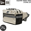 ニューエラ ウェストバッグ NEWERA スクウェアウエストバック ストーン 約7L ポリエステル