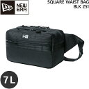 ニューエラ ウェストバッグ NEWERA スクウェアウエストバック ブラック 約7L ポリエステル