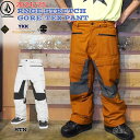 スノーボード ウエア 24-25 VOLCOM ボルコム RNGE STRETCH GORE-TEX PANT レンジゴア 24-25-PT-VLC
