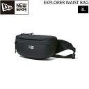 ニューエラ ウェストバッグ NEWERA エクスプローラー ウエスト バッグ ブラック 2 約3L ポリエステル
