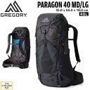 グレゴリー パラゴン40 MD/LG アルパインブラック GREGORY バッグ バックパック ザック 登山 トレッキング バックパッカー(4)