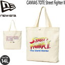 ニューエラ ストリートファイター2 バッグ NEW ERA Street Fighter 2 キャンバス トート バック アイボリー 約14L BAG メール便