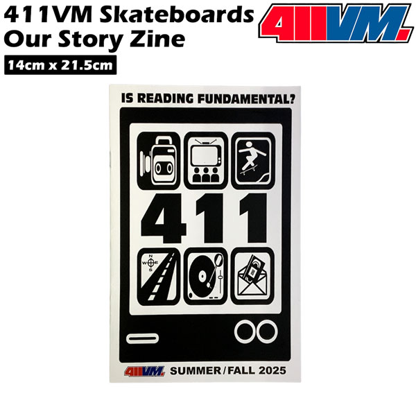 スケボー 411VM Skateboards Our Story Zine ジン メール便配送