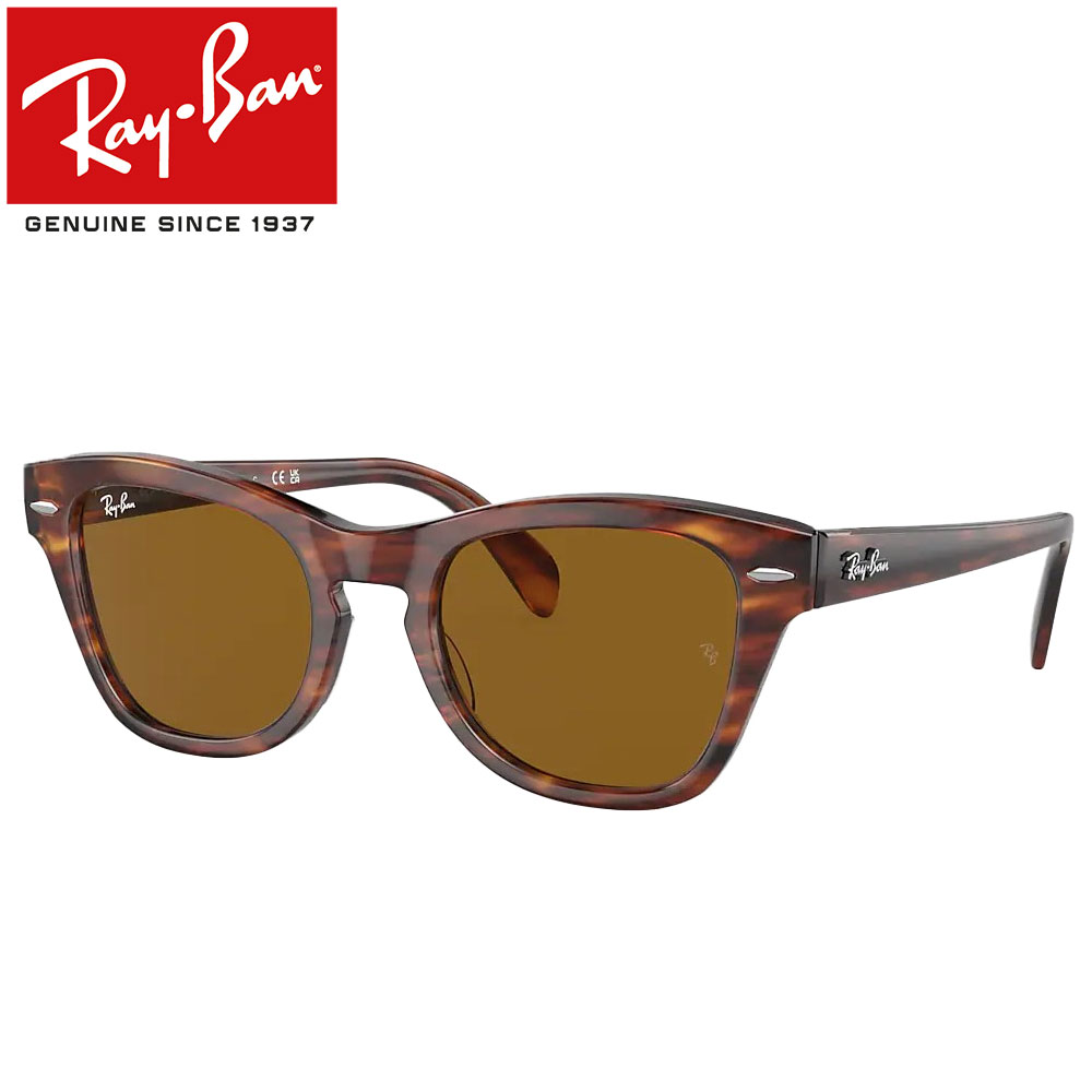 レイバン サングラス RayBan 0770 954/33(53サイズ) フレーム：STRIPED HAVANA レンズ：BROWN 正規品 ..