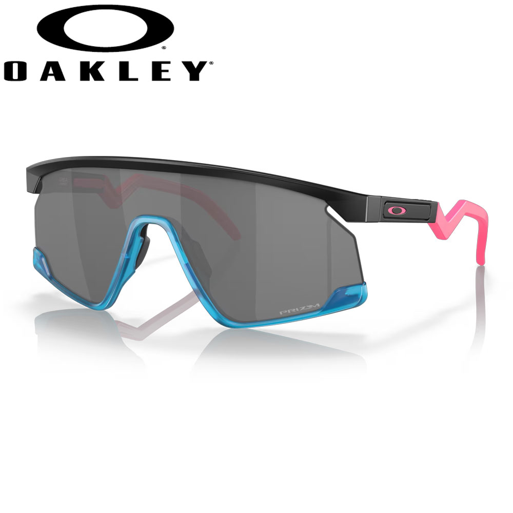 Rakuten - オークリー サングラス BXTR OAKLEY フレーム：Matte Black / Matte Teal レンズ：Prizm Black スポーツ