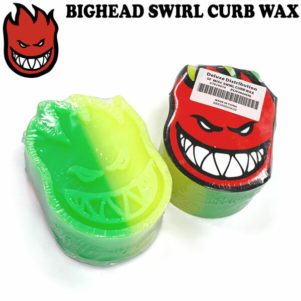 スピットファイア ワックス SPITFIRE BIGHEAD SWIRL CURB WAX ASSORTED COLOR スケボー スケートボード