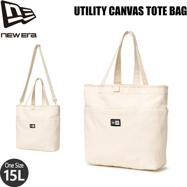 Rakuten - ニューエラ NEW ERA UTILITY キャンバス トート バッグ アイボリー 約15L