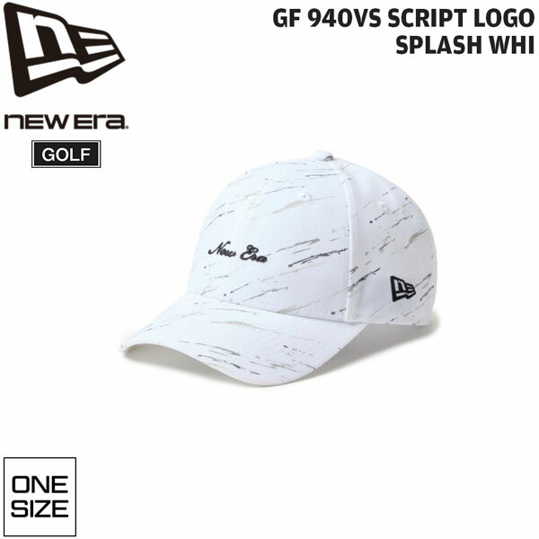 �˥塼���� ����� ����å� NEW ERA GF 940VS SCRIPT LOGO SPLASH WHI GOLF ˹��