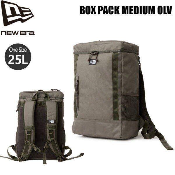 乐天商城 - ニューエラ バックパック NEW ERA ボックスパック MEDIUM オリーブ リュック 約25L