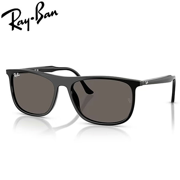 乐天商城 - レイバン サングラス RayBan RB2216F 901/B1 58 フレーム / BLACK レンズ / CRYSTAL STANDARD DARK GREY アジアンフィットモデル