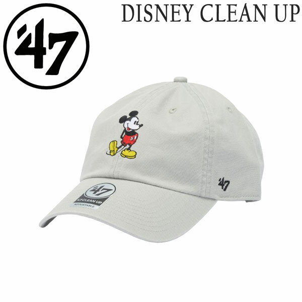 Cap - 47ブランド キャップ 47Brand DISNEY CLEAN UP ディズニー ミッキー GRY 帽子