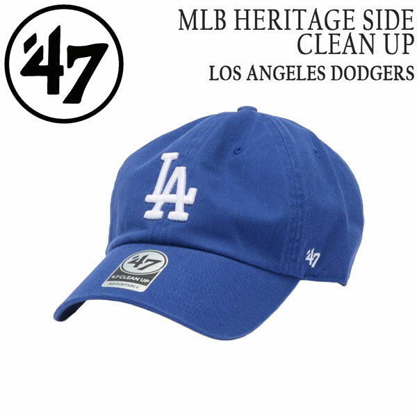 樂天商城 - 47ブランド キャップ 47Brand MLB HERITAGE SIDE CLEAN UP 星条旗 ロサンゼルス・ドジャース ロイヤル 帽子