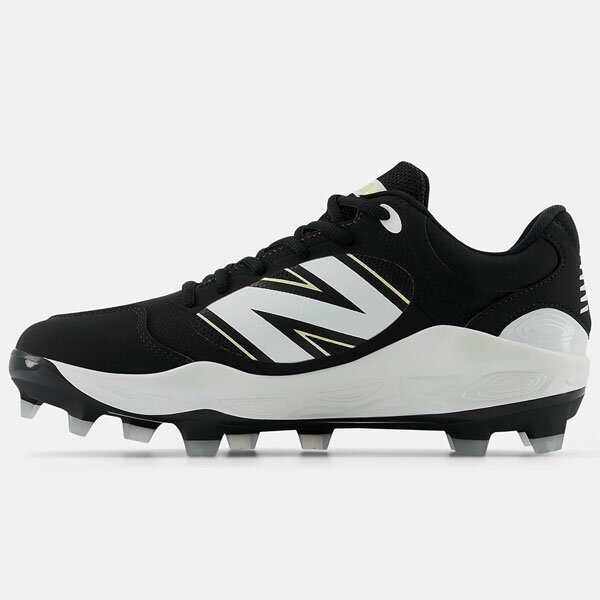 ニューバランス 野球スパイク ウレタンスパイク ポイントスパイク 黒スパイク スパイク 軽量 幅広 New Balance PL3000幅2E相当 ブラック