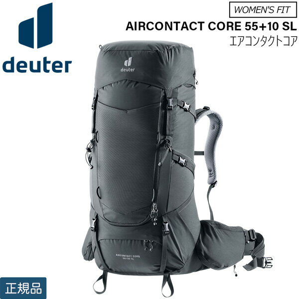 도이타 DEUTER 에어 콘택트 코어 55+10 SL 4014(그라파이트) 배낭 배낭 등산 하이킹 D3350426
