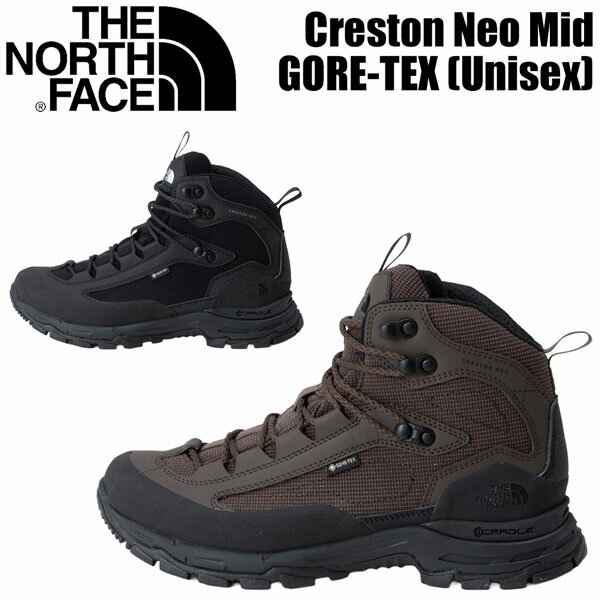 ザ・ノースフェイス 登山靴 NF52612 クレストン ネオ ミッド ゴアテックストレッキングシューズ 防水 ハイキング アウトドア THE NORTH FACE 正規品(4.0)