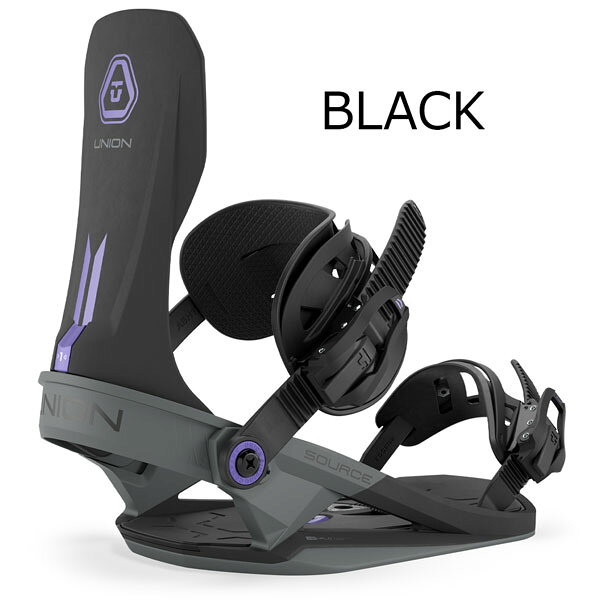 MOVEの予約 26-27 UNION SOURCE ユニオン ソース スノーボード ビンディング バインディング メンズ 軽量 ハイレスポンス オールマウンテン フリーラン カービング 正規品 26-27-BD-UNI ブラック M L｜アングル3