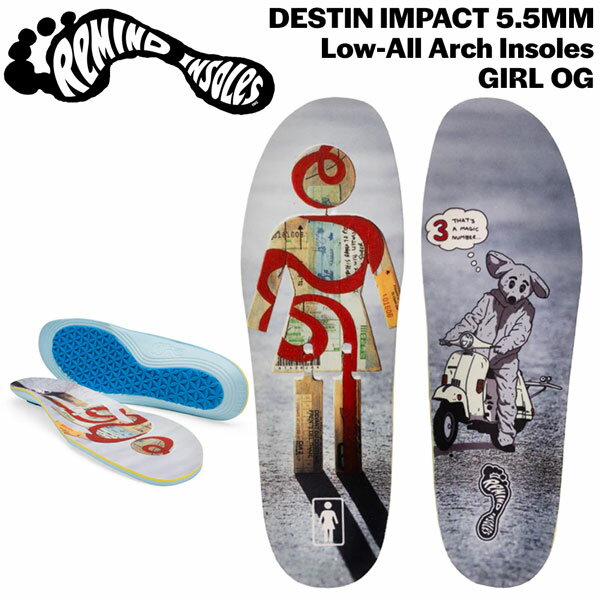 乐天商城 - リマインドインソール REMIND INSOLES DESTIN Girl OG Mouse 5.5mm Low-All Arch 伝説のマウス ガールとのコラボモデル デスティン
