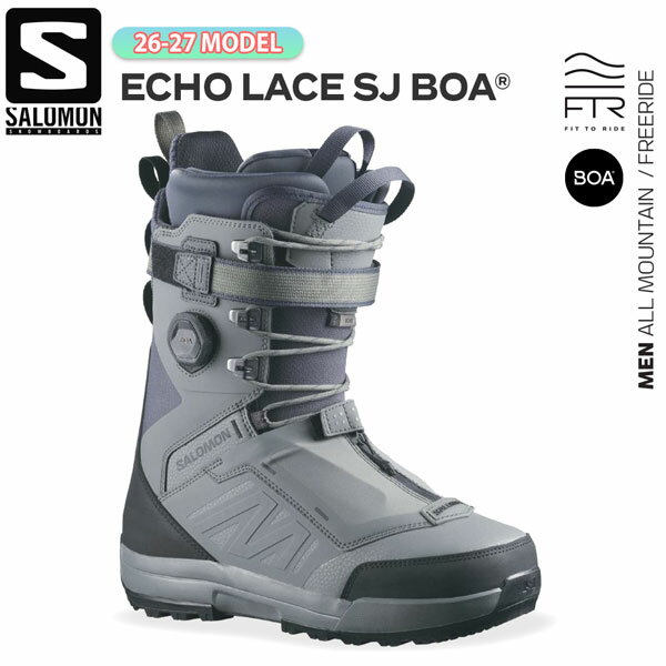 �\�� 26-27���f�� SALOMON ECHO LACE SJ BOA �X�m�[�{�[�h �u�[�c �T������ �G�R�[���[�X �t���[���C�h �t���[�X�^�C�� �V���[���[�X BOA �J�[�r���O ...
