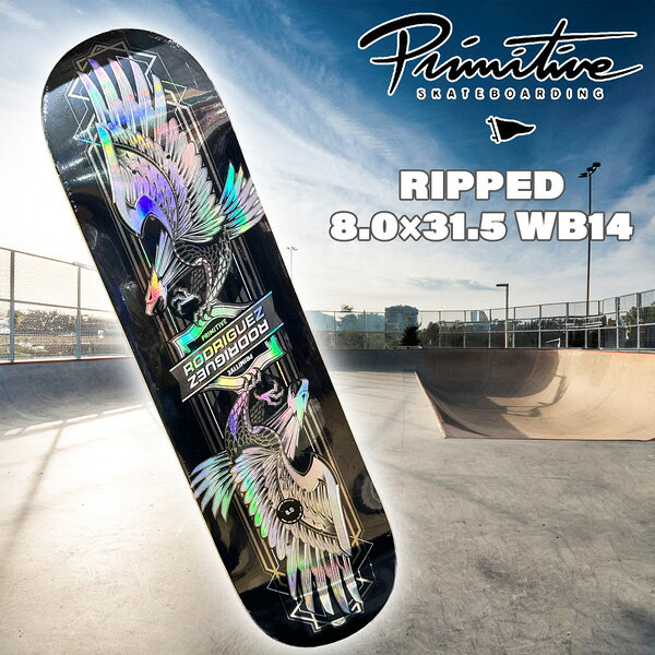 プリミティブ デッキ PRIMITIVE RODRIGUEZ EAGLE DECK BLACK 8.0×31.75 WB14.18 ロ...