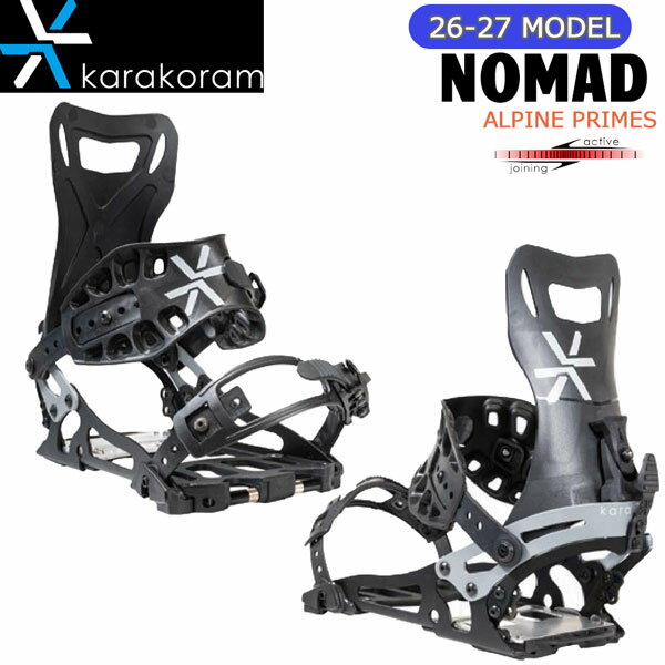 �\�� 26-27���f�� Karakoram NOMAD �X�m�[�{�[�h �o�C���f�B���O �J���R���� �m�}�h �X�v���b�g�{�[�h �t���[���C�h �o�b�N�J���g���[ �����Y ���K�i 26-27-...