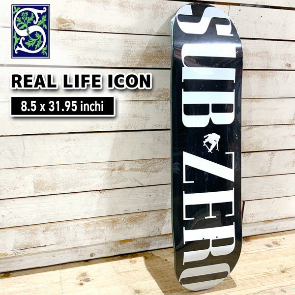 樂天商城 - サブゼロ デッキ SUBZERO REAL LIFE ICON EX7 DECK 8.5x31.95 WB14.25 HERITAGE Division