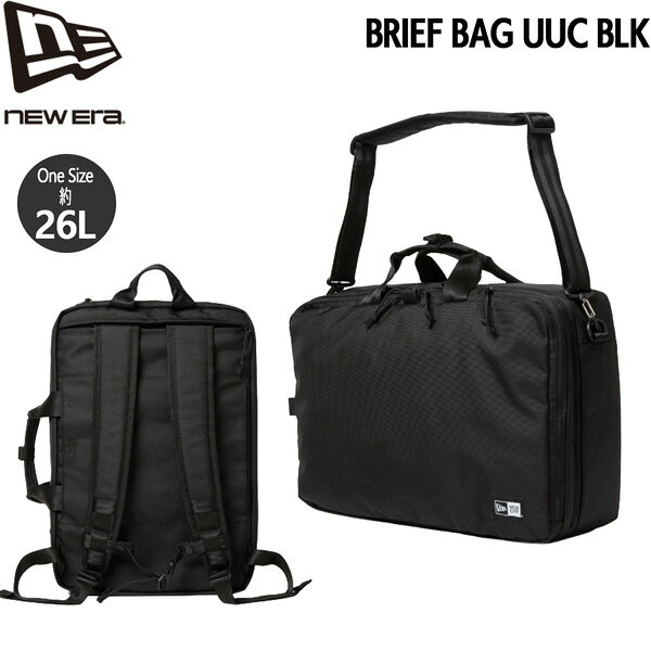 ニューエラ バック NEW ERA ブリーフバッグ バックパック ショルダーバッグ 3パターン ブラック 約26L ポリエステル