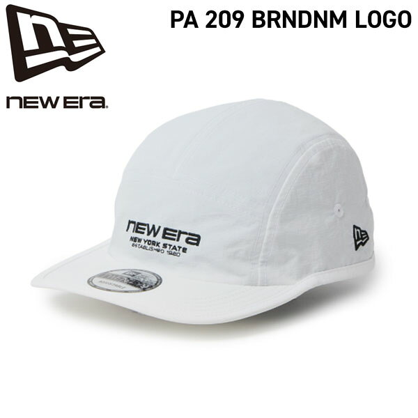 ニューエラ ランニングキャップ NEW ERA PA 209 BRNDNM LOGO ホワイト スポーツキ...