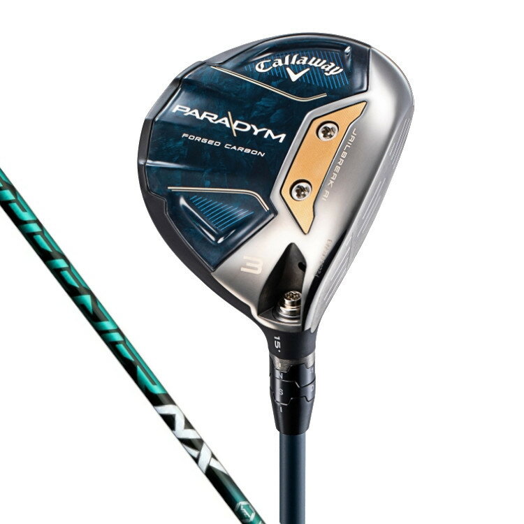Callaway PARADYM FAIRWAYWOOD キャロウェイ パラダイム フェアウェイウッド　番手（ロフト）：W＃5（18°）　Fujikura SPEEDER NX GREEN 50カーボンシャフト　フレックス：S