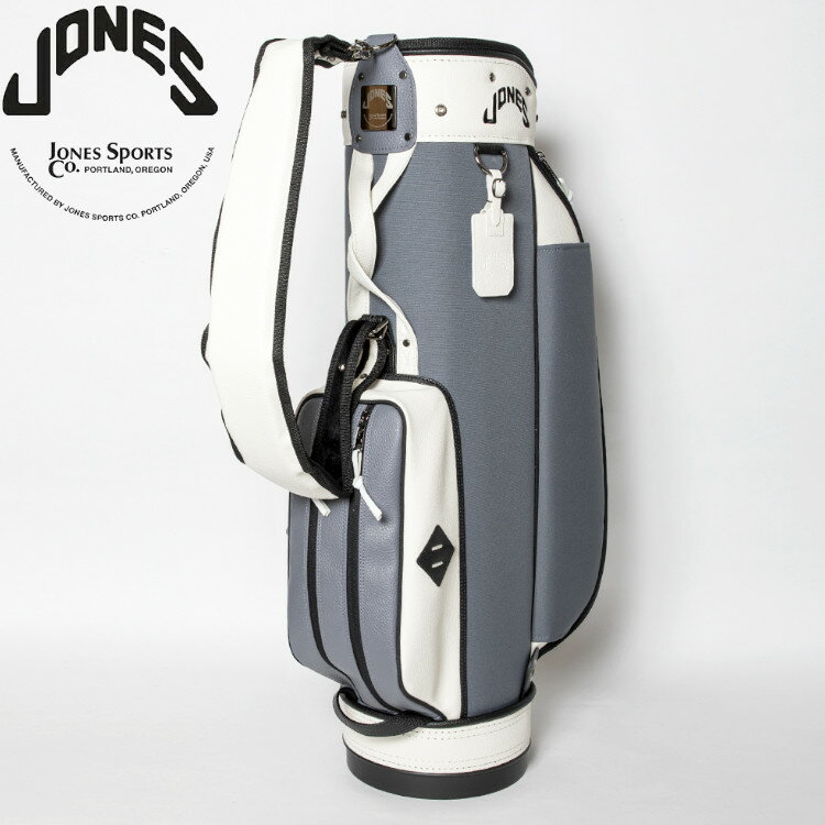 ジョーンズ キャディバッグ キャディーバッグ ゴルフバッグ ゴルフバック JONES RIDER Asphalt Gray 正規品 レディース メンズ ナイロン 合成皮革 アスファルトグレー